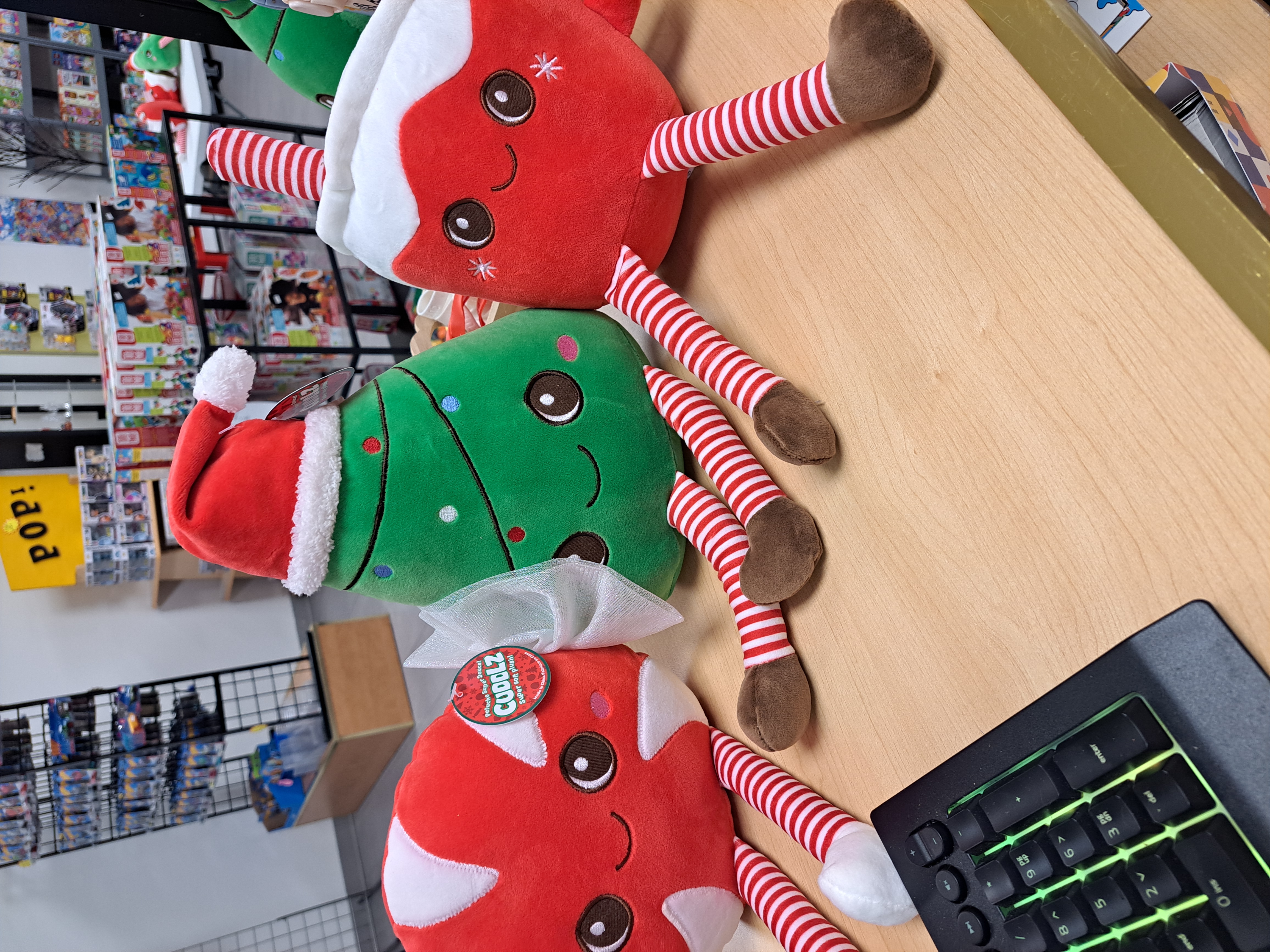 Peluche de noël variées